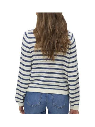 Gilet Beige/Marine Femme Vero Moda Geous 2