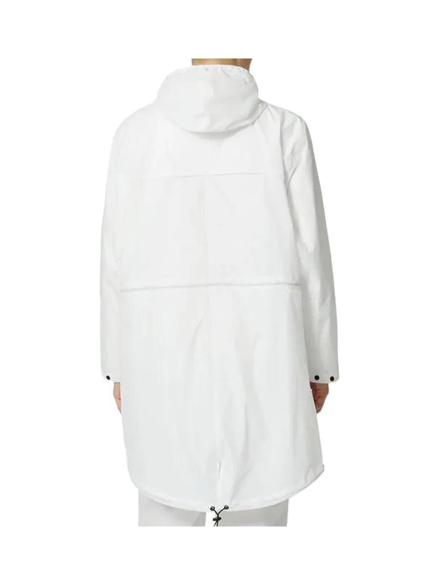 Coupe-Vent Long Blanc Unisexe K-WAY Le Vrai 3.0 Elysees 3