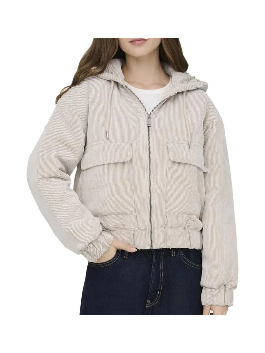 Veste Beige Femme Only Suva Corduroy 2