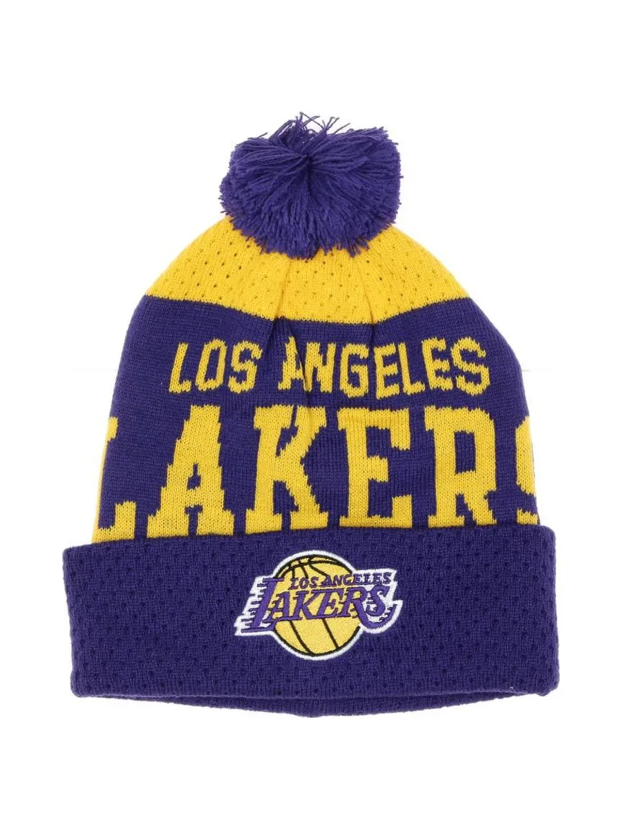 Los Angeles Lakers Bonnet Violet/Jaune Garçon NBA Collegiate 2