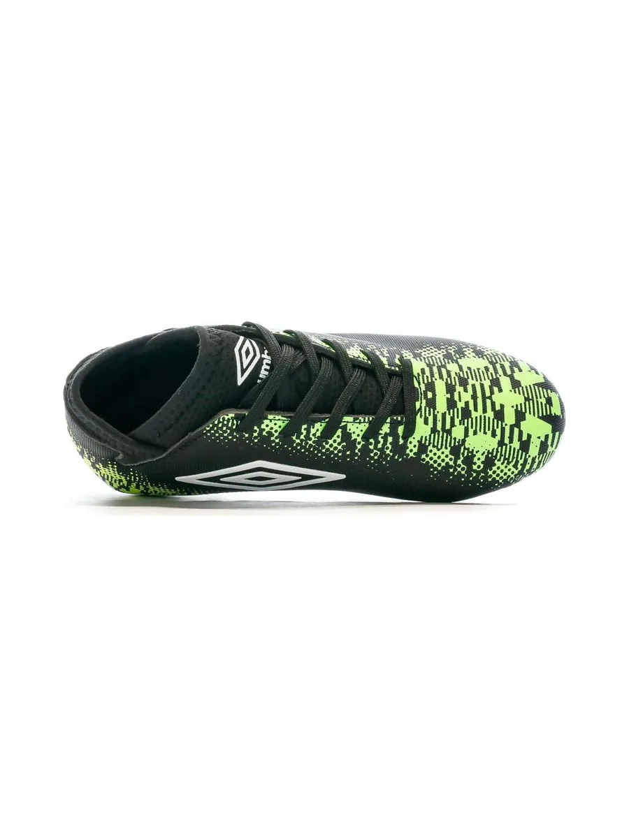 Chaussures football Noir/Jaune Garçon Umbro Form Net 5