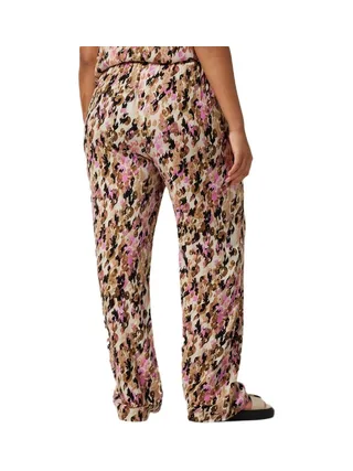 Pantalon Beige à Motifs Femme Vero Moda Curve Easy Hw Wide 2