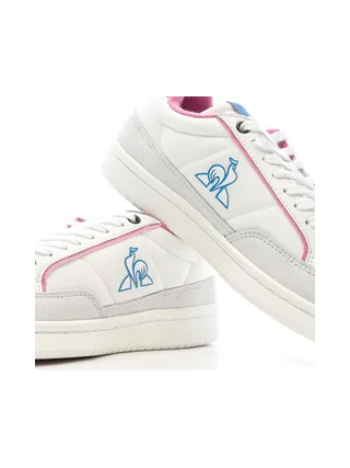 Baskets Blanches/Roses/Bleu Femme Le Coq Sportif Noah 7