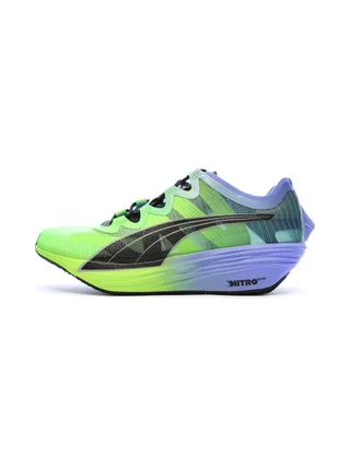 Chaussures de running Bleu/Vertes Femme Puma Fast-fwd 1