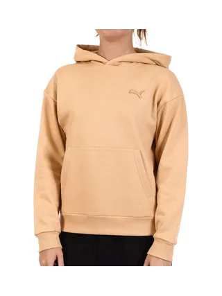 Sweat Beige Femme Puma Emboridery Comfo 1