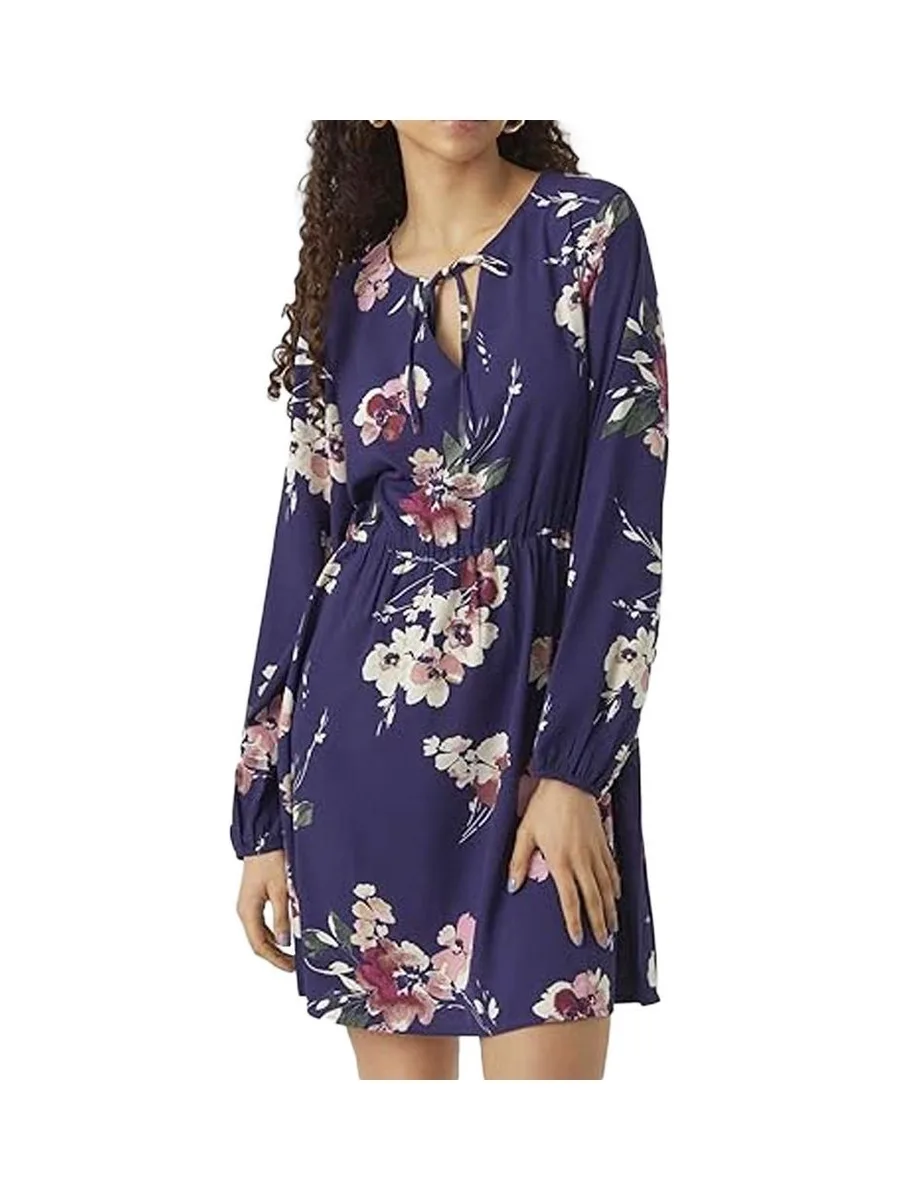 Robe Violette à Motifs Femme Vero Moda Hilah 2