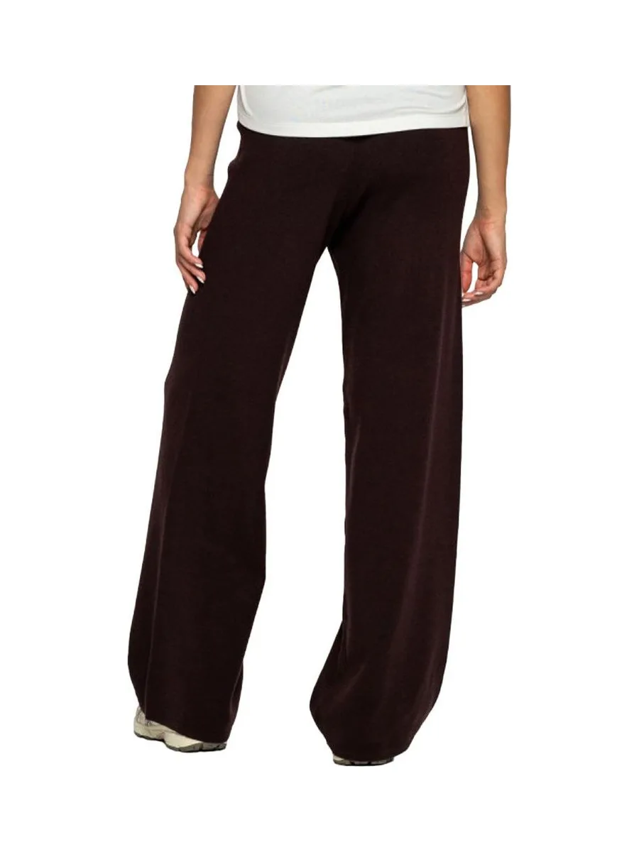 Pantalon fluide Marron Soul Studio Knitwear 3