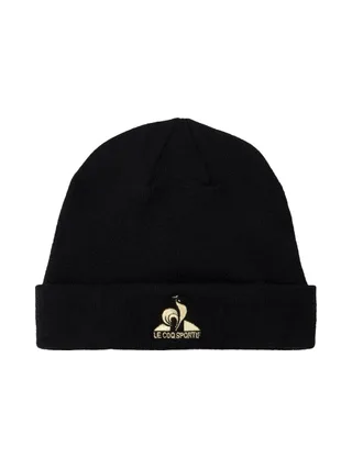 Bonnet Noir Mixte Le Coq Sportif Coq D'or N°1 1