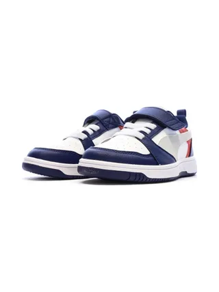 Baskets Bleu/Blanc/Rouge Garçon Puma Rebound 6