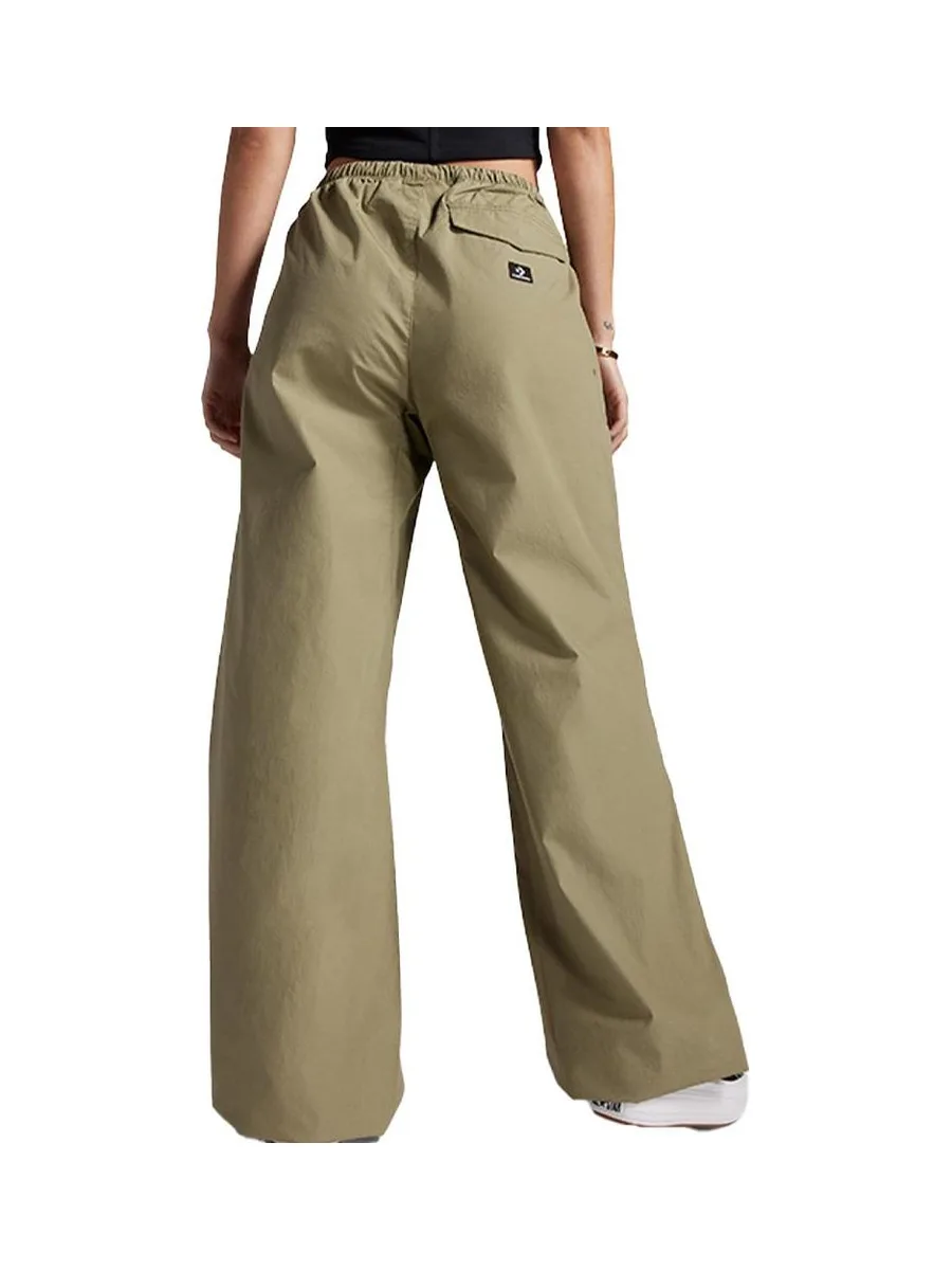 Pantalons fluide Cargo Kaki Femme Converse Parachute Mossy Sloth 3