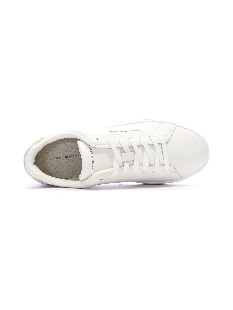 Baskets Blanches/Beiges Homme Tommy Hilfiger Court 5