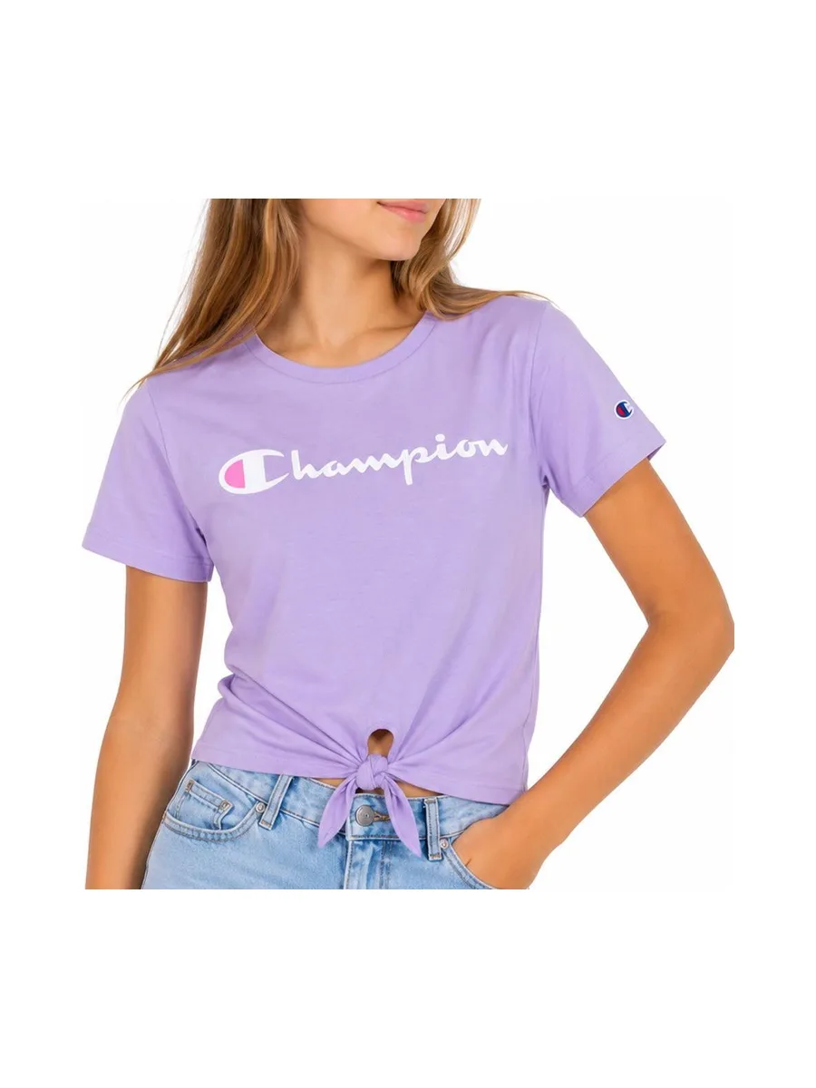 T-Shirt Mauve Fille Champion Graphic 2