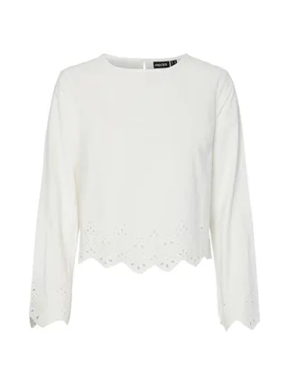 Blouse Blanche Femme Pieces Salmina 1