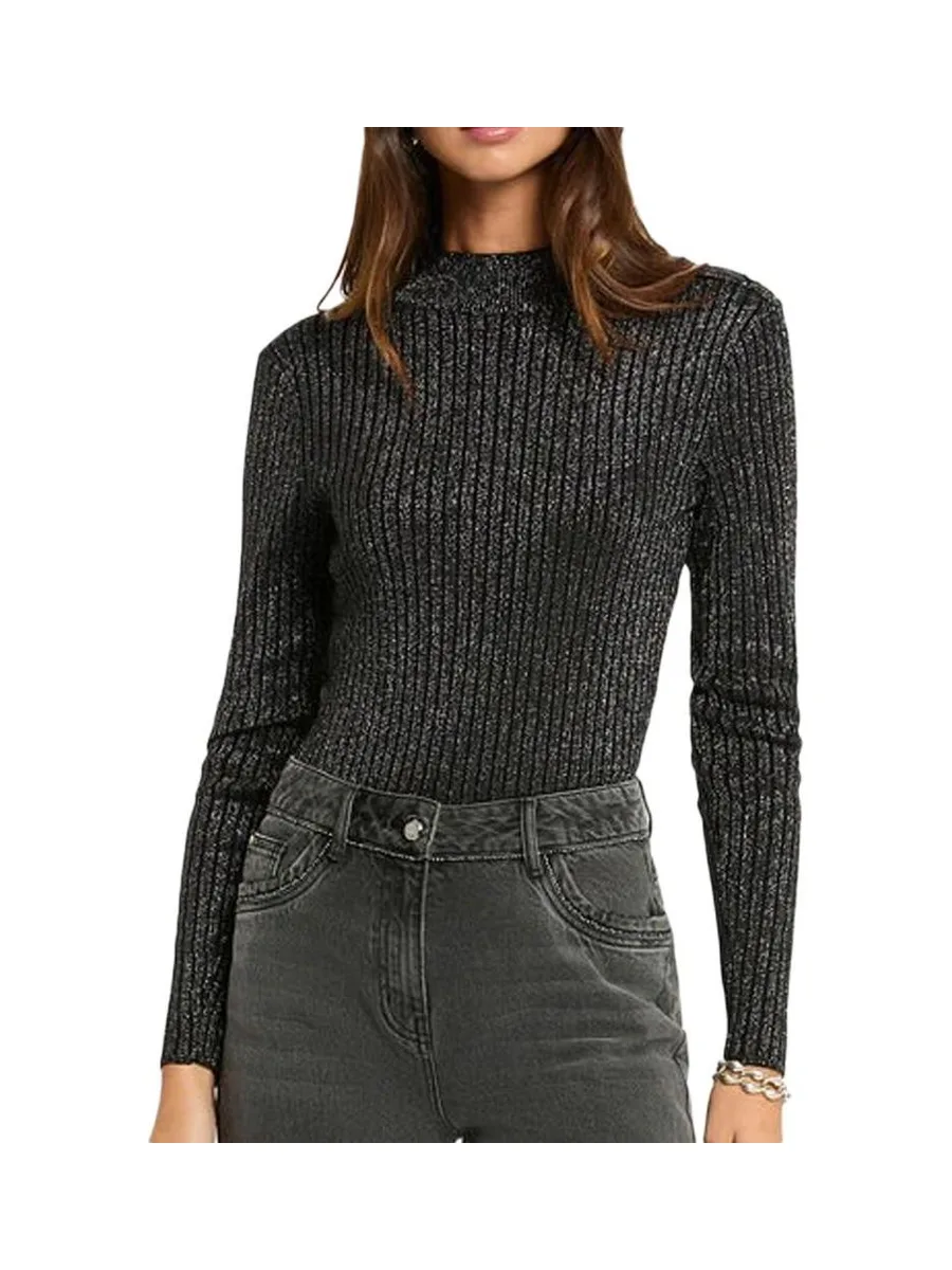 Pull Noir Brillant Femme Morgan CORIA 2