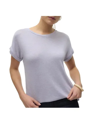 T-Shirt Mauve Femme Vero Moda Brianna 10291353 1