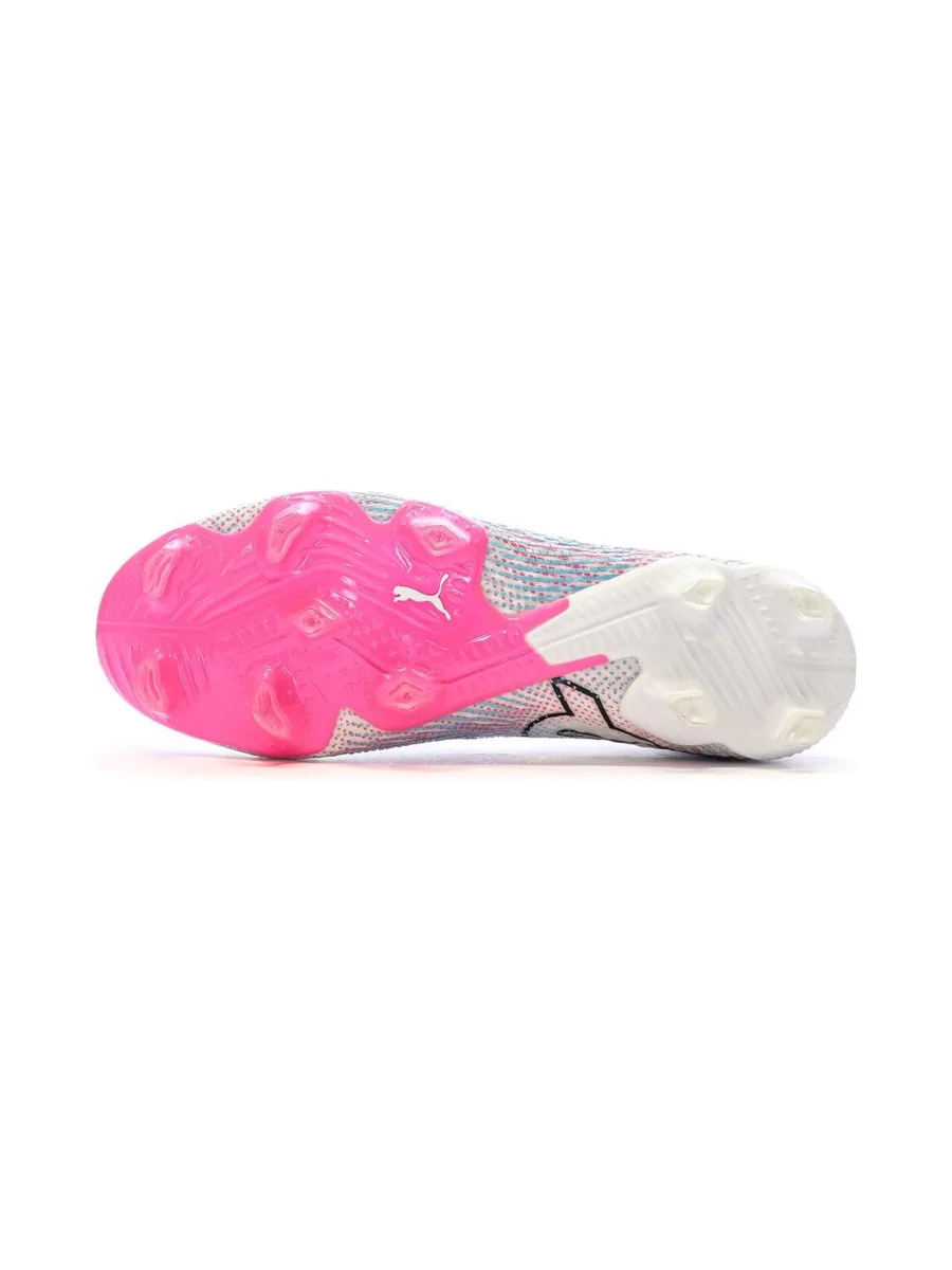 Chaussures de foot Blanches/Roses Homme Puma Future 7 Ultimate 6