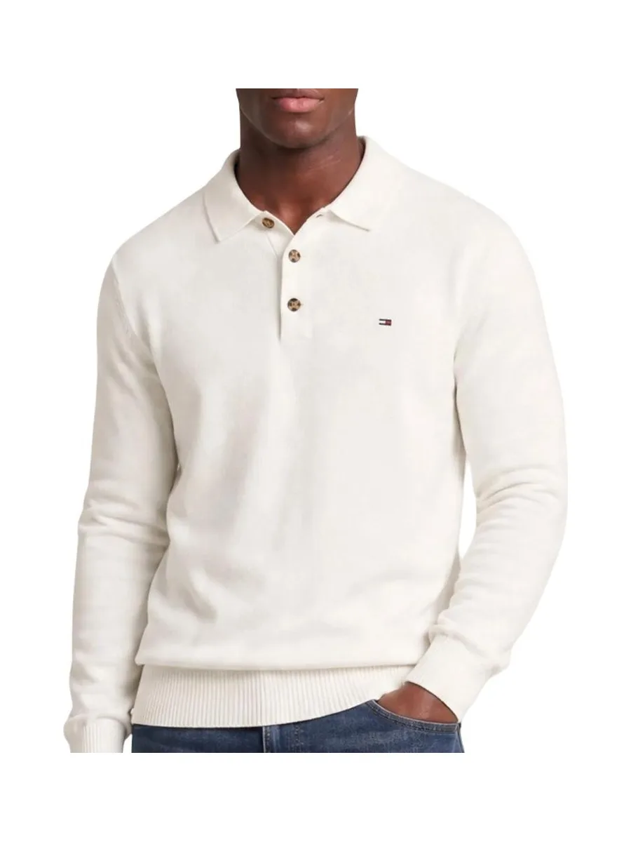 Polo Beige Homme Tommy Hilfige Slim Essential 2