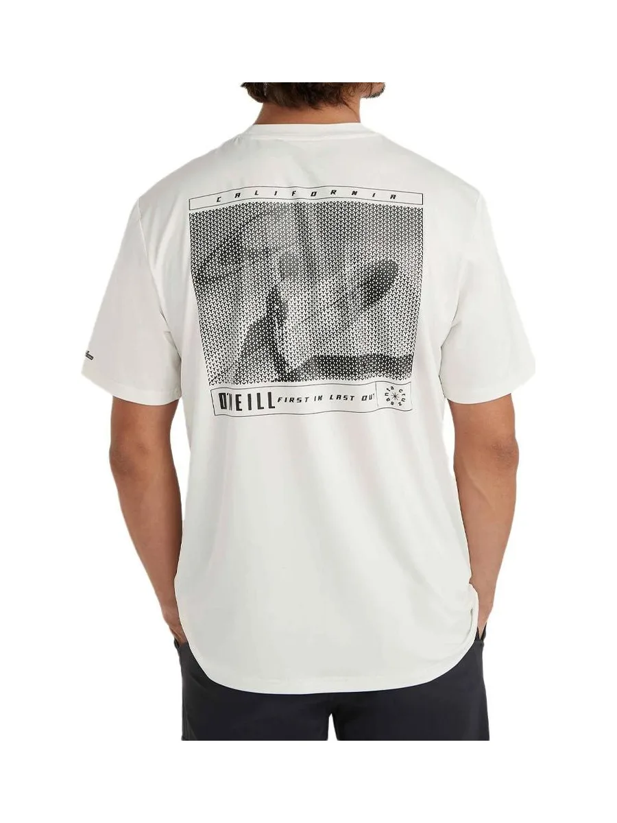 T-Shirt Blanc Homme O'Neill Polygienes 2