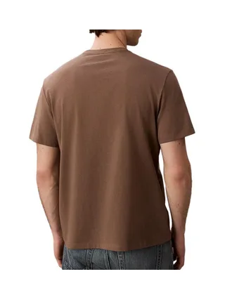 T-Shirt Marron Homme Calvin Klein Jeans Hero 2