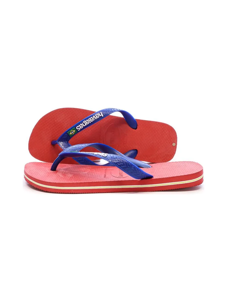 Tongs Rouge/Bleu/Jaune Femme Havaianas Slim 1740 2