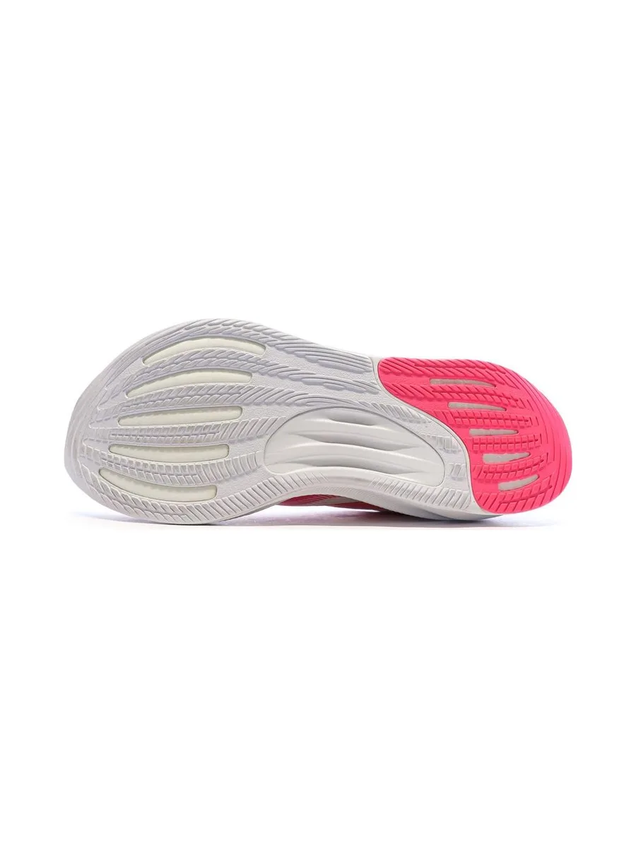 Baskets Blanches/Roses Femme Adidas Stride 5