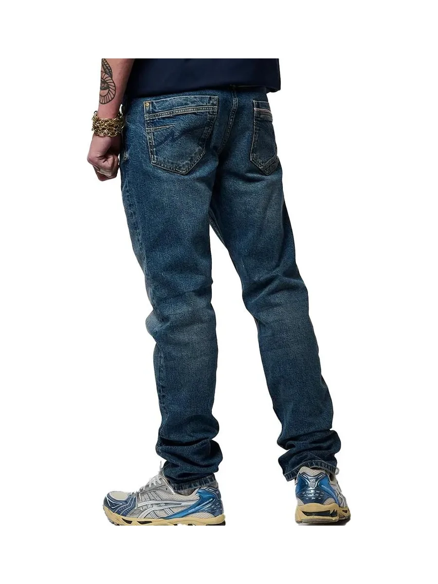 Jean Slim Bleu Foncé Homme Kaporal Doker 3