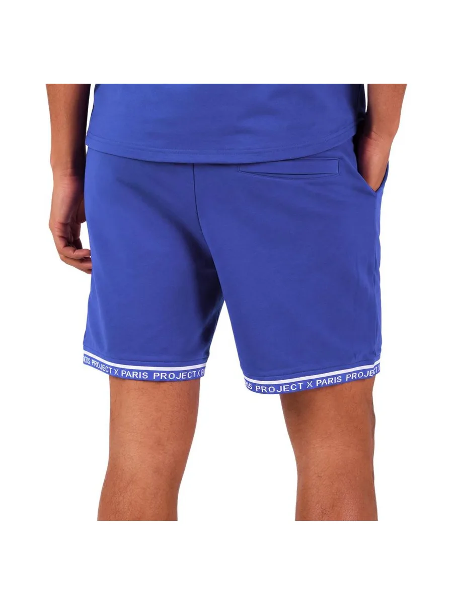 Short Bleu Pétrole/Blanc Homme Project X Paris WW 3
