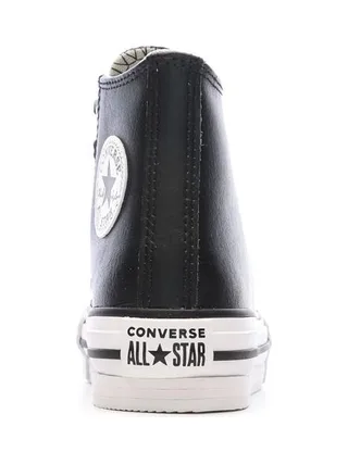 Baskets Noires Fille Converse All Star Eva 3