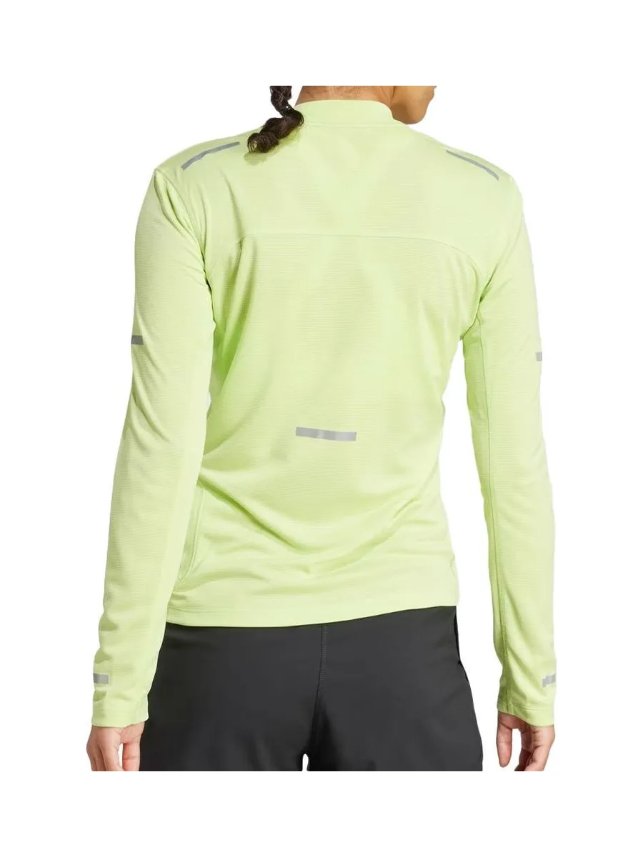 T-shirt Running réfléchissant Jaune Fluo Femme Adidas Ultimate 3
