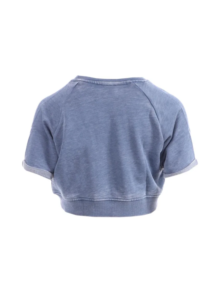 Sweat Court Bleu Fille Le Temps Des Cerises Damina 3