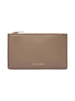 Portefeuille Beige Femme Calvin Klein Jeans Foil Top Zip 1