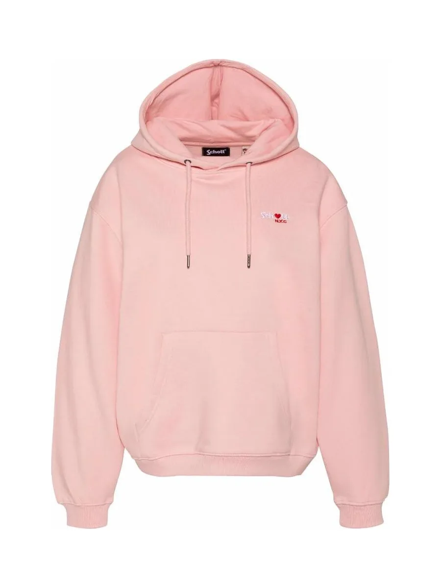 Sweat Rose Femme Schott SWHBRODEDW 2