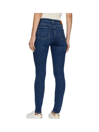Jeans Skinny Bleu Foncé Femme Tommy Hilfiger Como 2