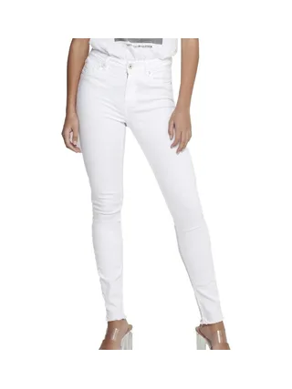 Jean Skinny Blanc Femme Only Emel 1