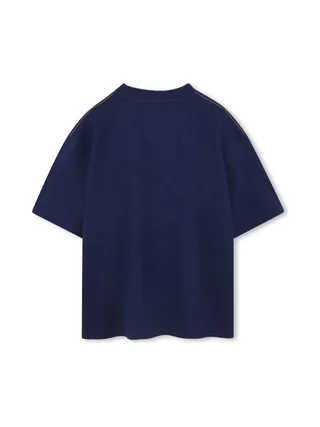 T-Shirt Bleu Garçon TimberlandT604331 2