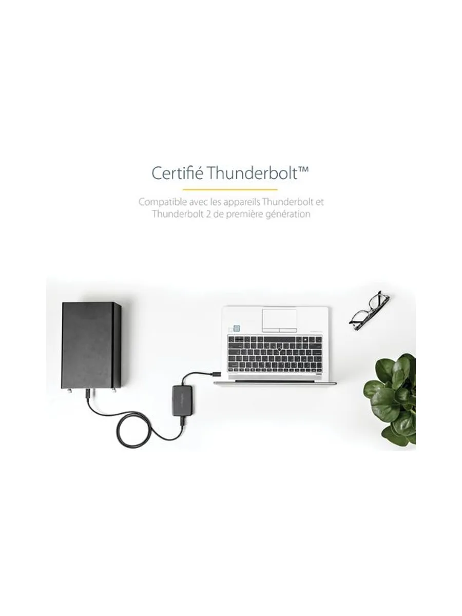 Thunderbolt 3 to Thunderbolt Adapter 10