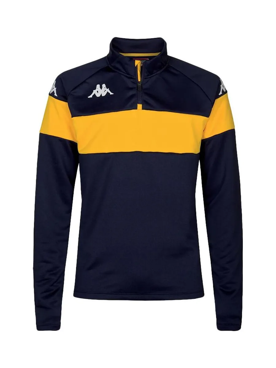 Sweat Noir/Jaune Homme Kappa Dovare 2