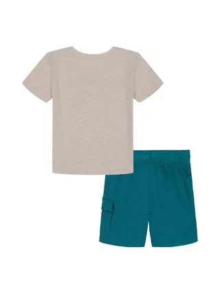 Ensemble Beige/Vert Garçon Under Armour Cargo 2