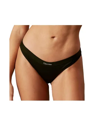 Bas de Maillots de bain Noir Femme Calvin Klein Jeans Curved Delta 1