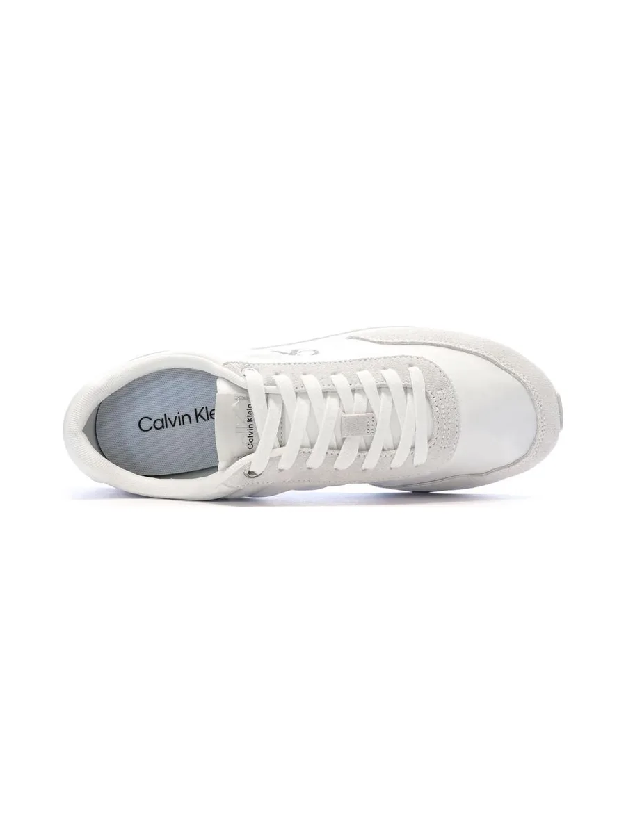 Baskets Blanc/Gris Homme Calvin Klein Jeans Retros 5