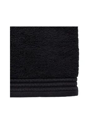 Serviette Noir Utility 65x130 2