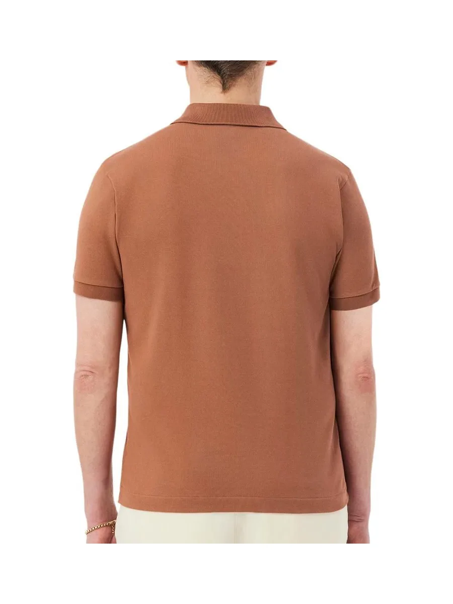 Polo Marron Homme Lacoste Polo L.12.12 Classic 3