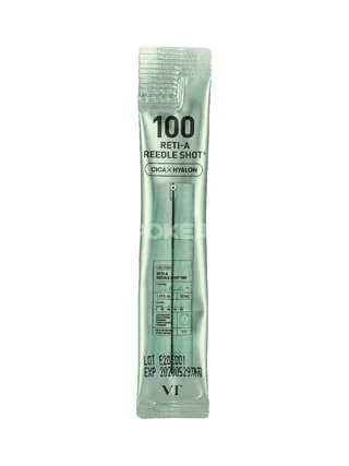 VT Cosmetics 100 Cica Reti-A Reedle Shot 20ml - 2ml x 10 pieces 2