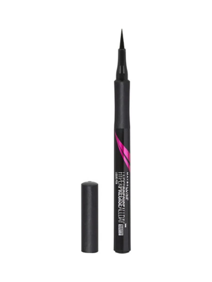 Eyeliner Liquide Noir Gemey Maybelline Hyper Precise All Day 701 Matte Black 2