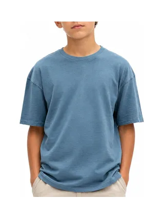 T-Shirt Bleu Garçon Paname Brothers Uniclo 1