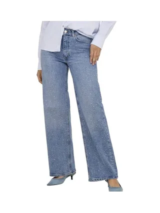 Jean Bleu Femme Only Juicy Strass 1