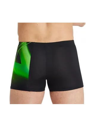 Boxer de bain Noir/Vert Homme Arena Swishort - T 2