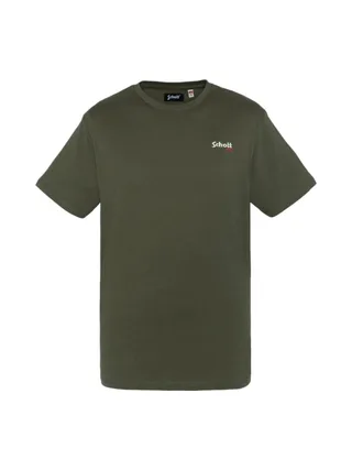 T-shirt Kaki Homme Schott Brode 1