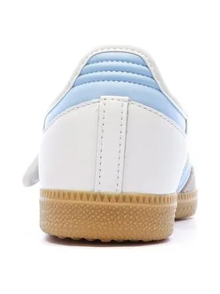 SAMBA JANE Baskets Blanc/Bleu Adidas 3
