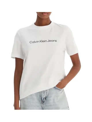 T-Shirt Blanc Femme Calvin Klein Jeans LV047C912G 1
